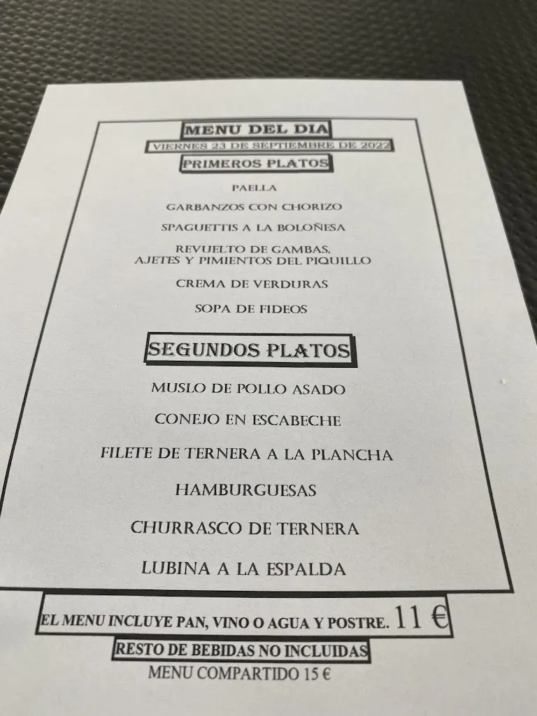 Menu_Área de Servicio Cafetería - restaurante_Villagonzalo Pedernales_image_1