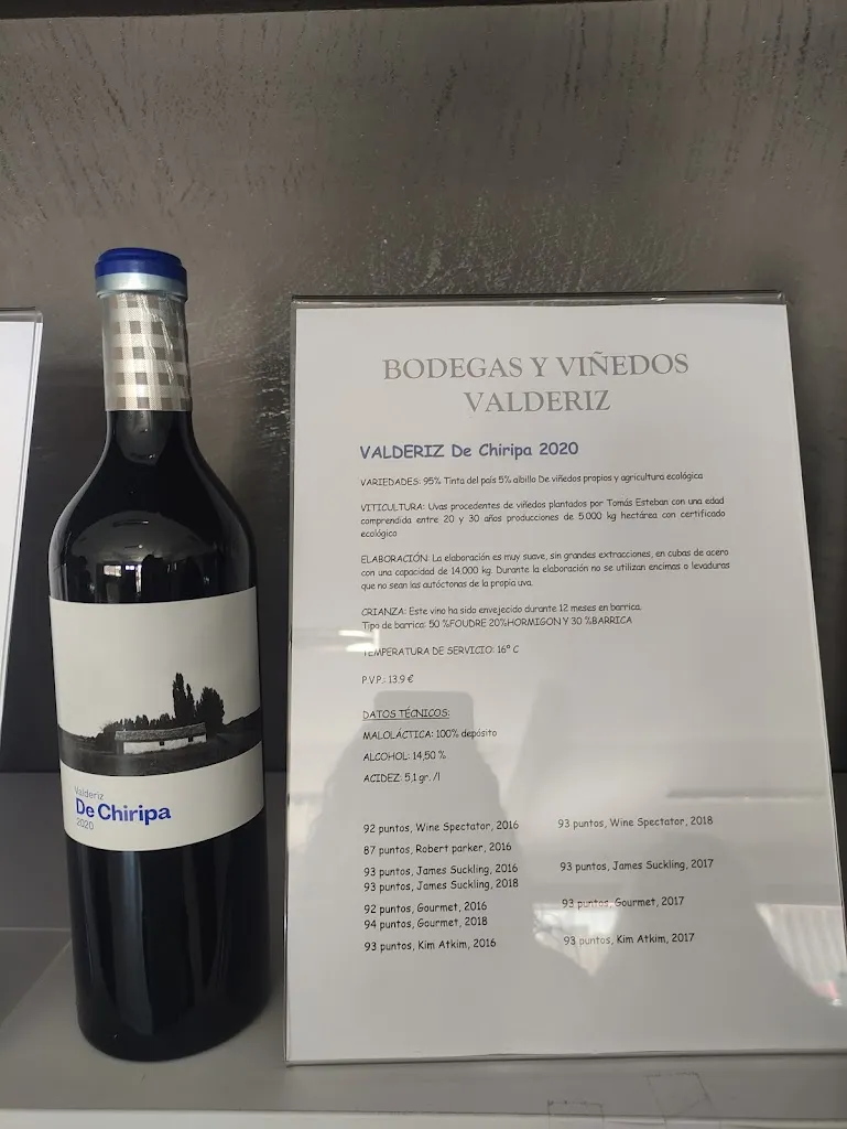 Menu_bodegas y viñedos valderiz sl_Villaescusa de Roa_immagine_1