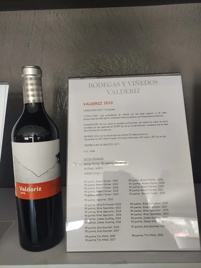 Menu_bodegas y viñedos valderiz sl_Villaescusa de Roa_immagine_2