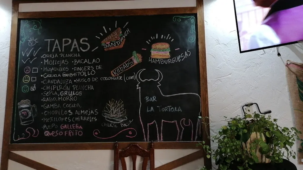 Menu_Bar La Tórtola_Alcadozo_image_1