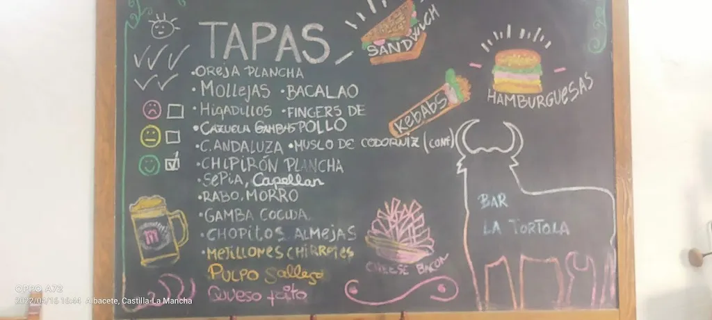 Menu_Bar La Tórtola_Alcadozo_image_2