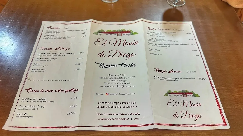 Menu_Mesón De Diego _Villanueva de Teba_image_2
