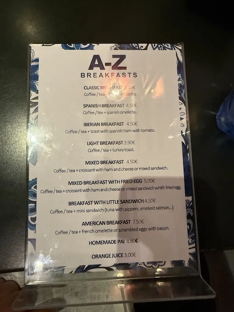 Menu_AZ Restaurante - Restaurante en el Retiro_Zael_image_4