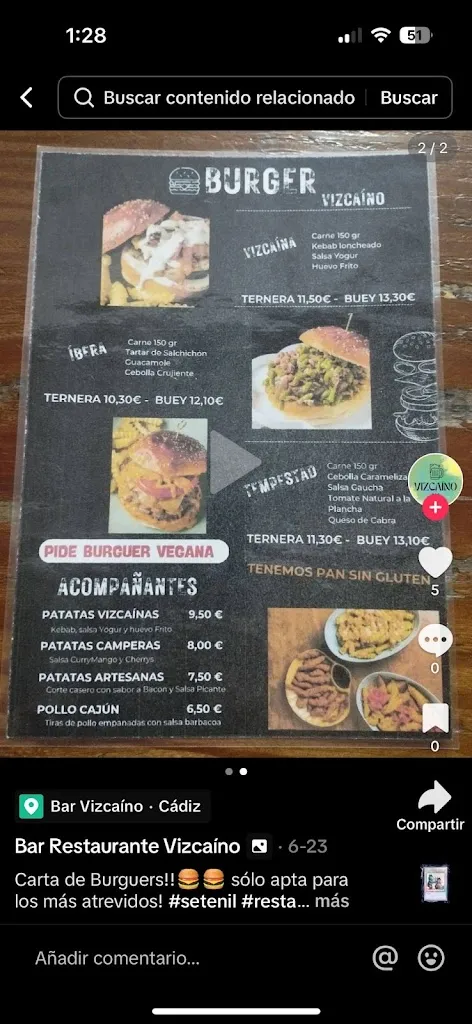Menu_Restaurante Come ve y Dile_Vizcaínos_image_2