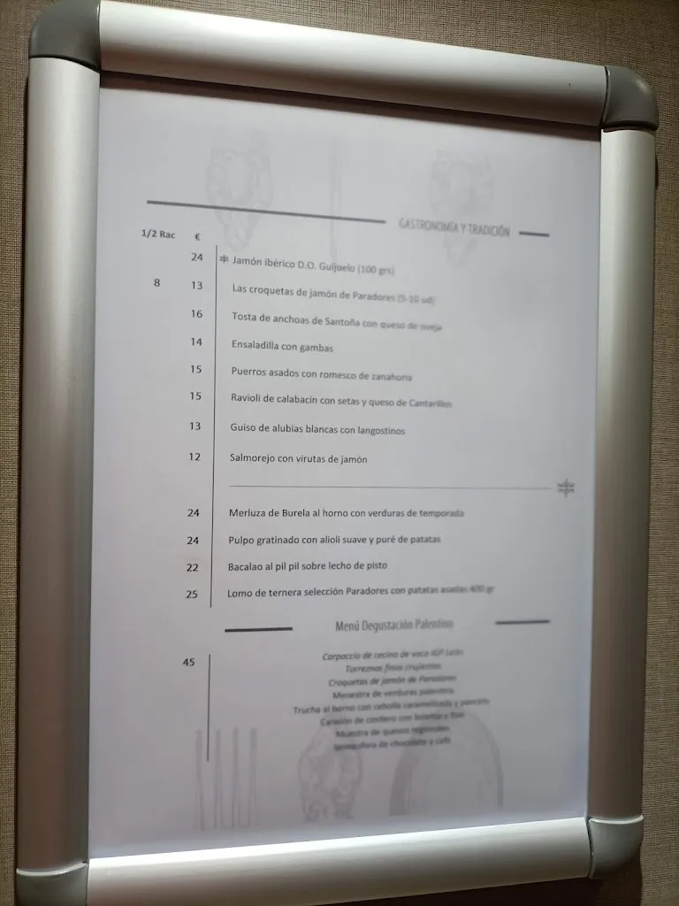 Menu_Restaurante @ Parador de Cervera de Pisuerga_Zarzosa de Río Pisuerga_image_3