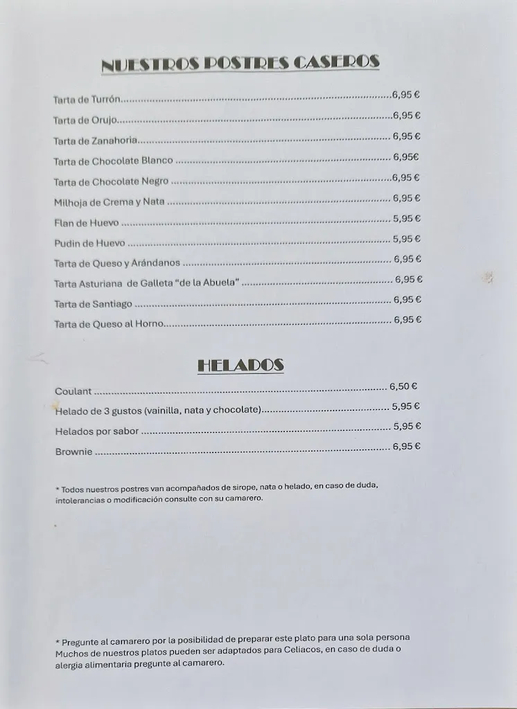 Menu_Restaurante El Acebo_Acebo_immagine_4