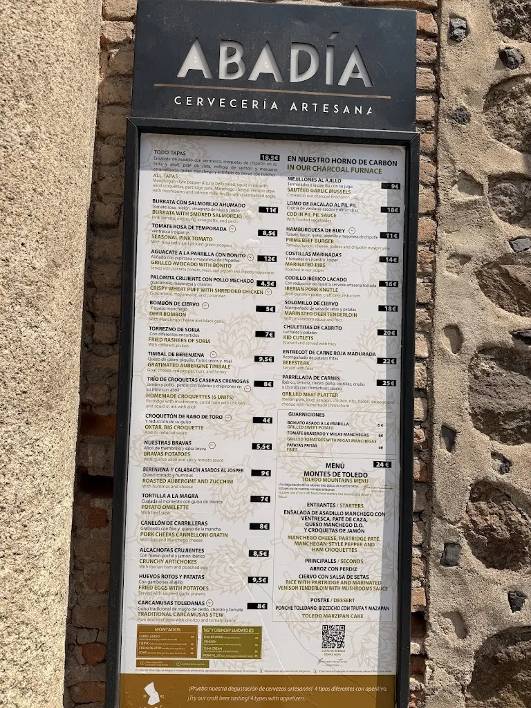 Menu_Cervecería La Abadía_Abadía_image_4