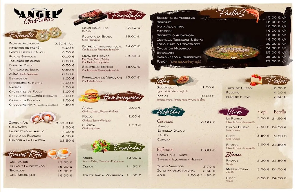 Menu_Angel Gastrobar_Villaverde del Monte_image_1