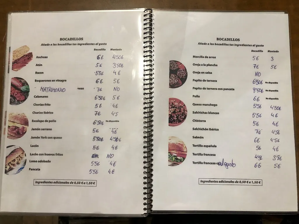 Menu_Restaurante Peña de Francia_Villaverde del Monte_image_1