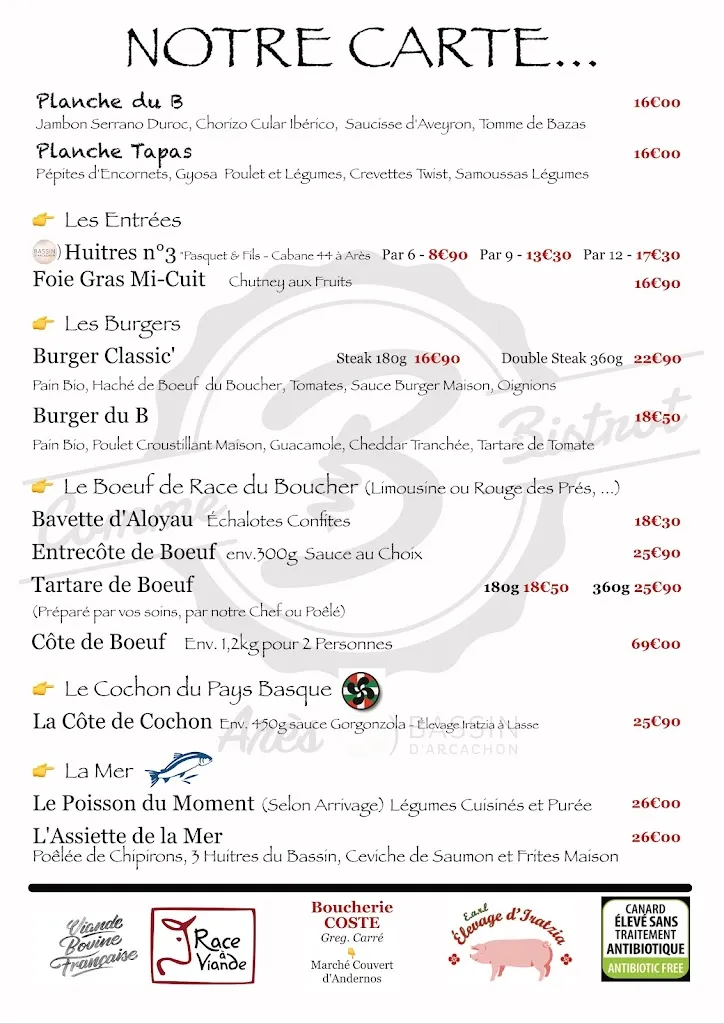 Menu_B Comme Bistrot_Ares_image_2