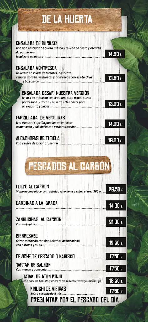 Menu_Canaima Fusión Grill // Restaurante Latino_Villaverde del Monte_image_3