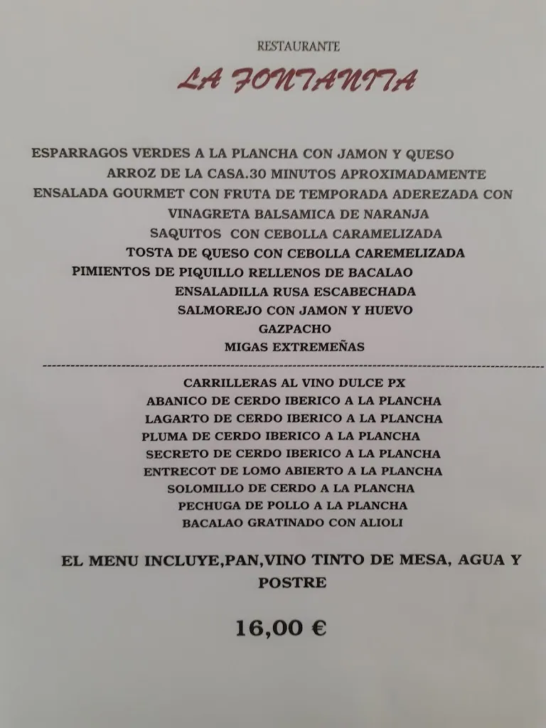 Menu_Restaurante La Fontanita_Aldeanueva de la Vera_image_2