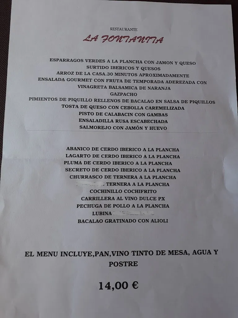 Menu_Restaurante La Fontanita_Aldeanueva de la Vera_image_4