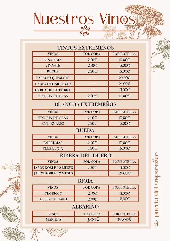 Menu_Casa Rural Restaurante Puerto del Emperador_Aldeanueva de la Vera_image_2