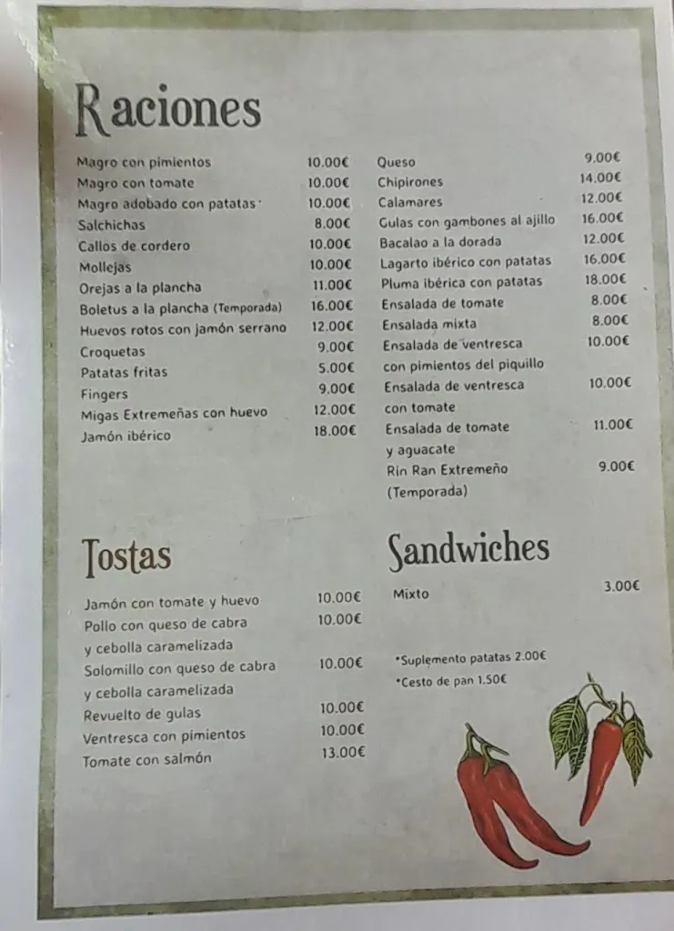 Menu_Café Bar Nika_Aldeanueva de la Vera_image_1