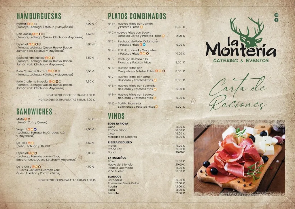 Menu_La Monteria_Aliseda_image_1