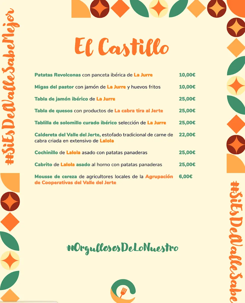 Menu_Restaurante El Castillo_Aldehuela de Jerte_image_1
