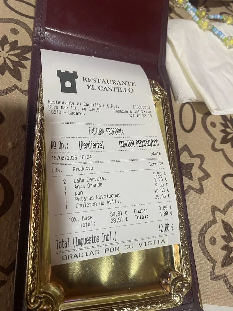 Carlos Núñez Bascoy_Restaurante El Castillo_Aldehuela de Jerte_review