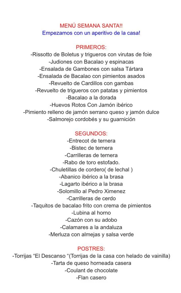 Menu_El Descanso_Almoharín_immagine_1