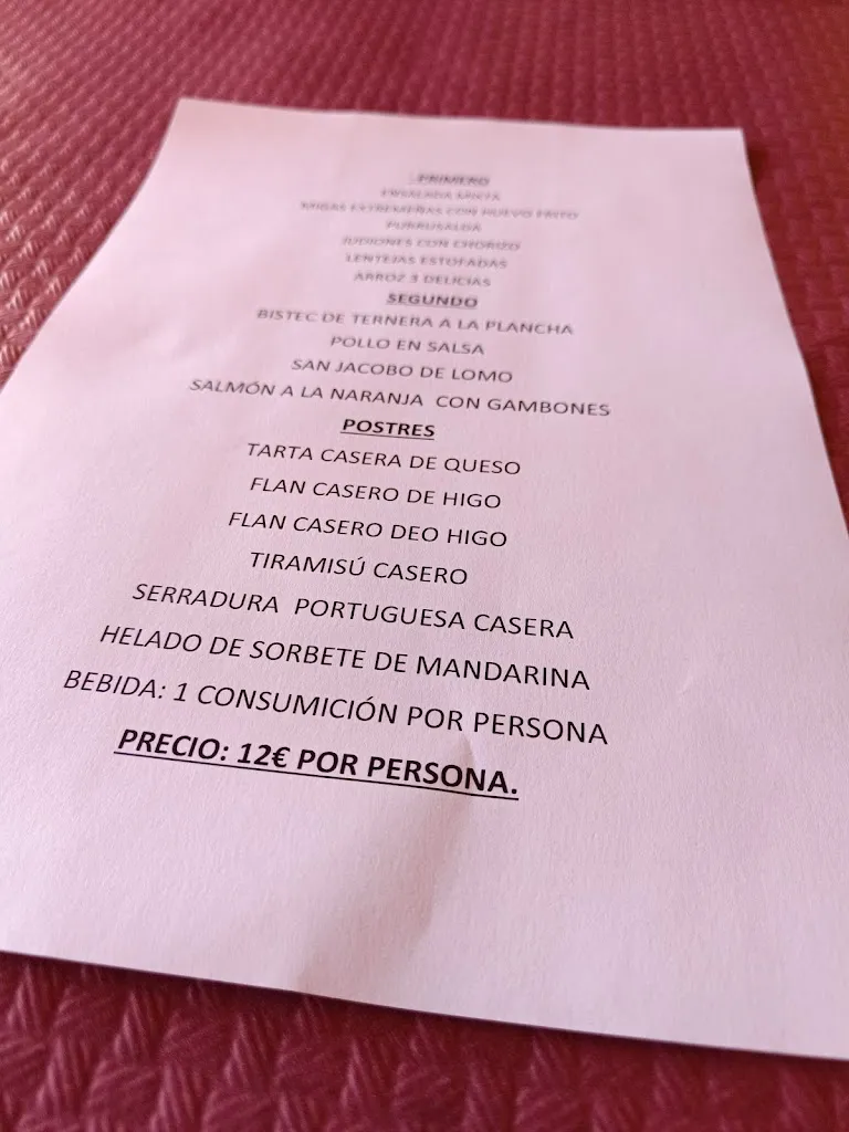 Menu_Restaurante el paraiso de almoharin_Almoharín_image_1