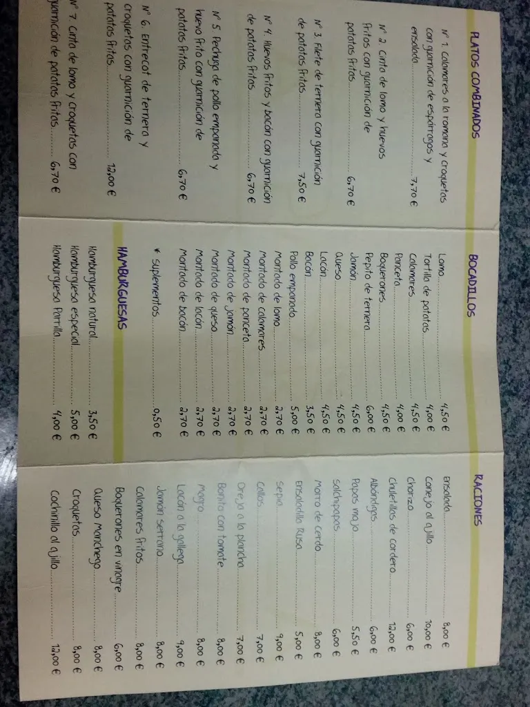 Menu_Bar La Parrilla_Arroyomolinos de la Vera_image_2