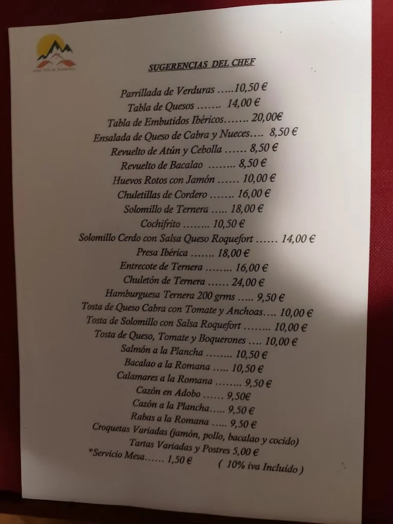 Menu_Restaurante Hotel V. de Berzocana_Berzocana_immagine_2