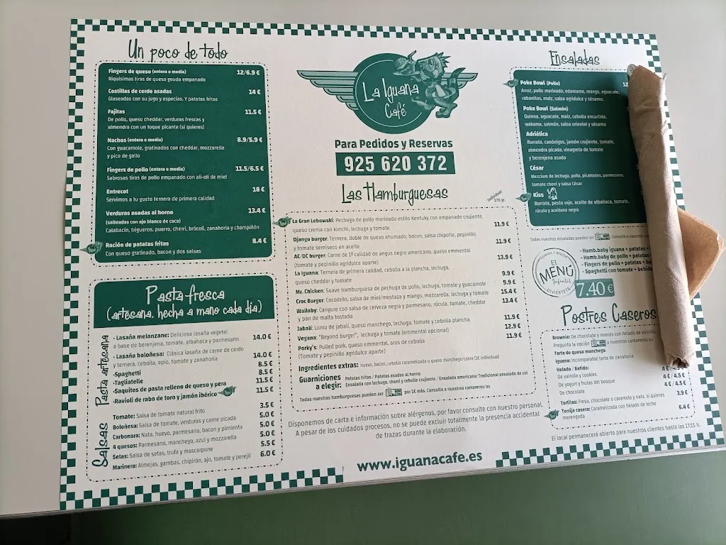 Menu_La Iguana Café_Benquerencia_image_1