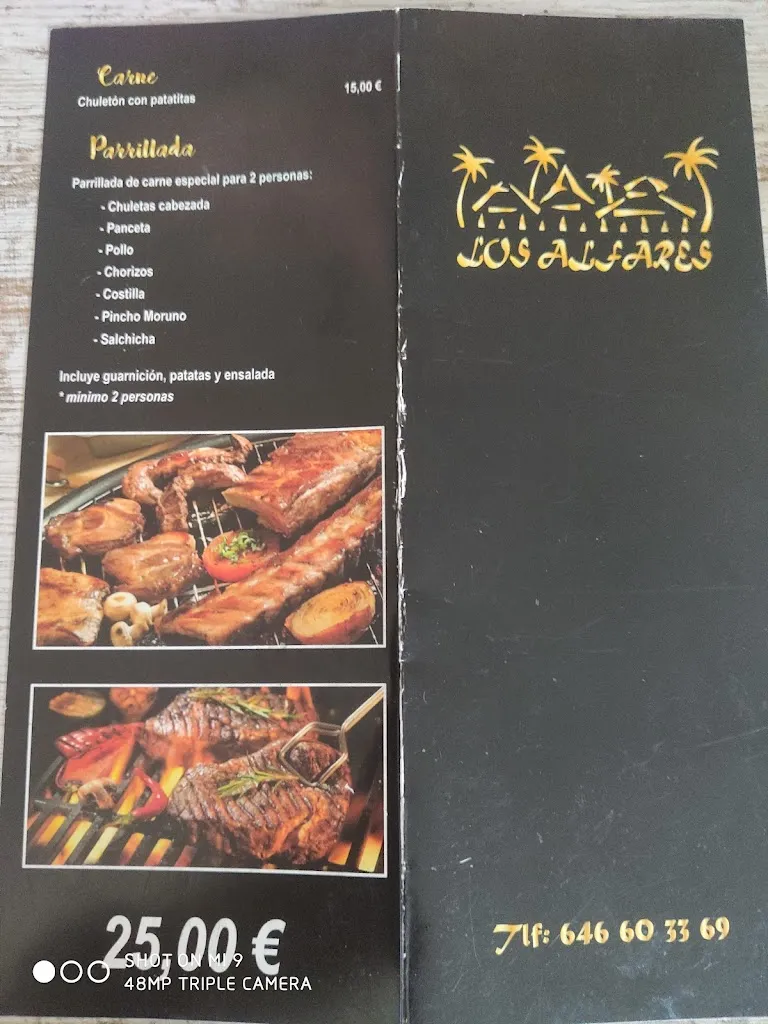 Menu_Restaurante Los Alfares_Arroyo de la Luz_image_2