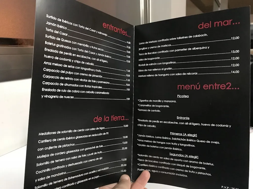 Menu_Restaurante entre2_Arroyo de la Luz_immagine_3