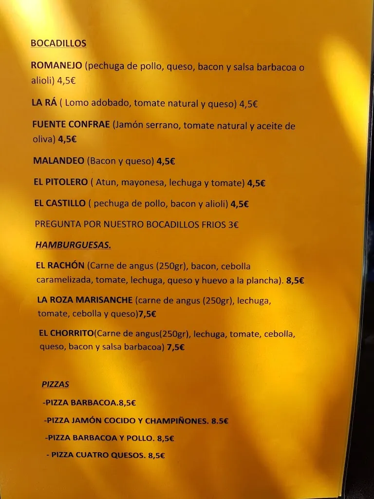 Menu_Restaurante piscina cabezabellosa_Cabezabellosa_image_1