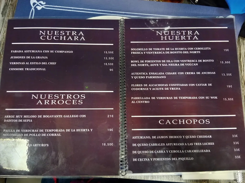 Menu_Restaurante Arturo's Cañaveral_Cañaveral_image_3