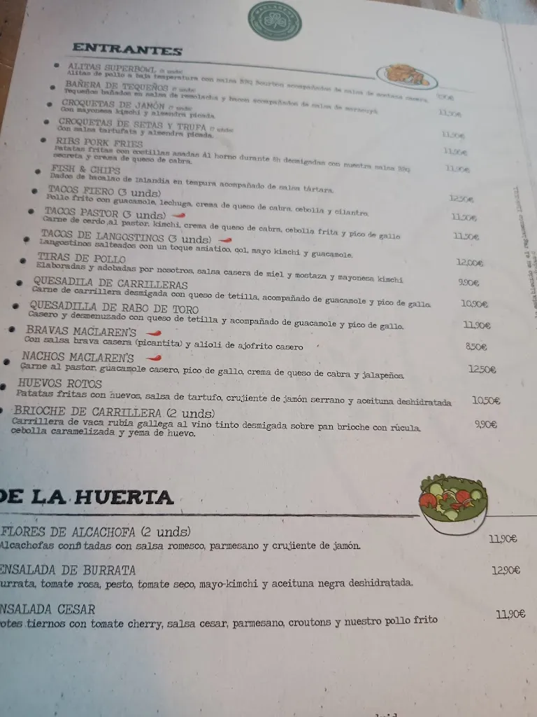 Menu_MacLaren's Irish & Sport Bar - Cañaveral_Cañaveral_image_3