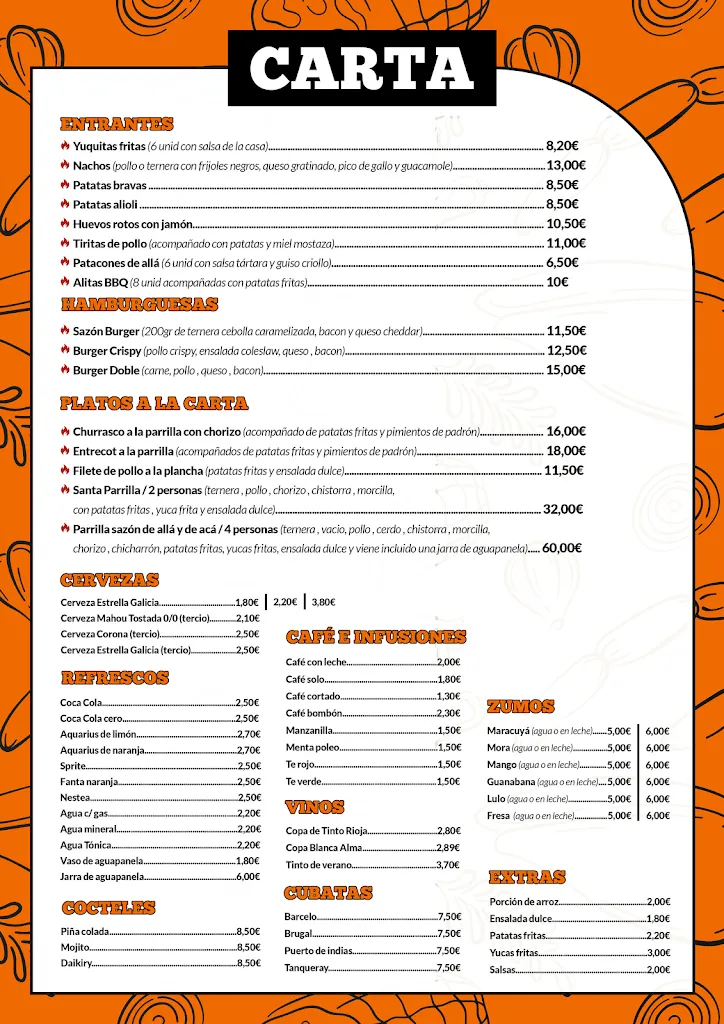 Menu_SAZON DE ALLÁ Y DE ACÁ_Cañaveral_image_1