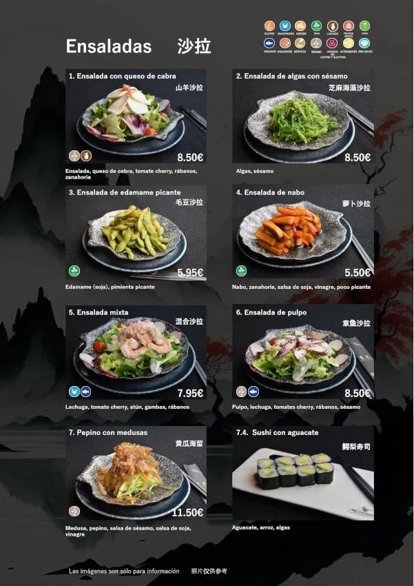 Menu_TSINGHE Cocina Fusión_Cañaveral_image_1