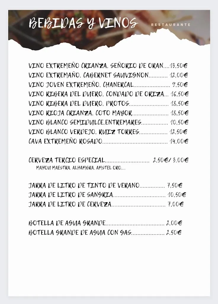 Menu_Bar Tuco_Casar de Palomero_image_4