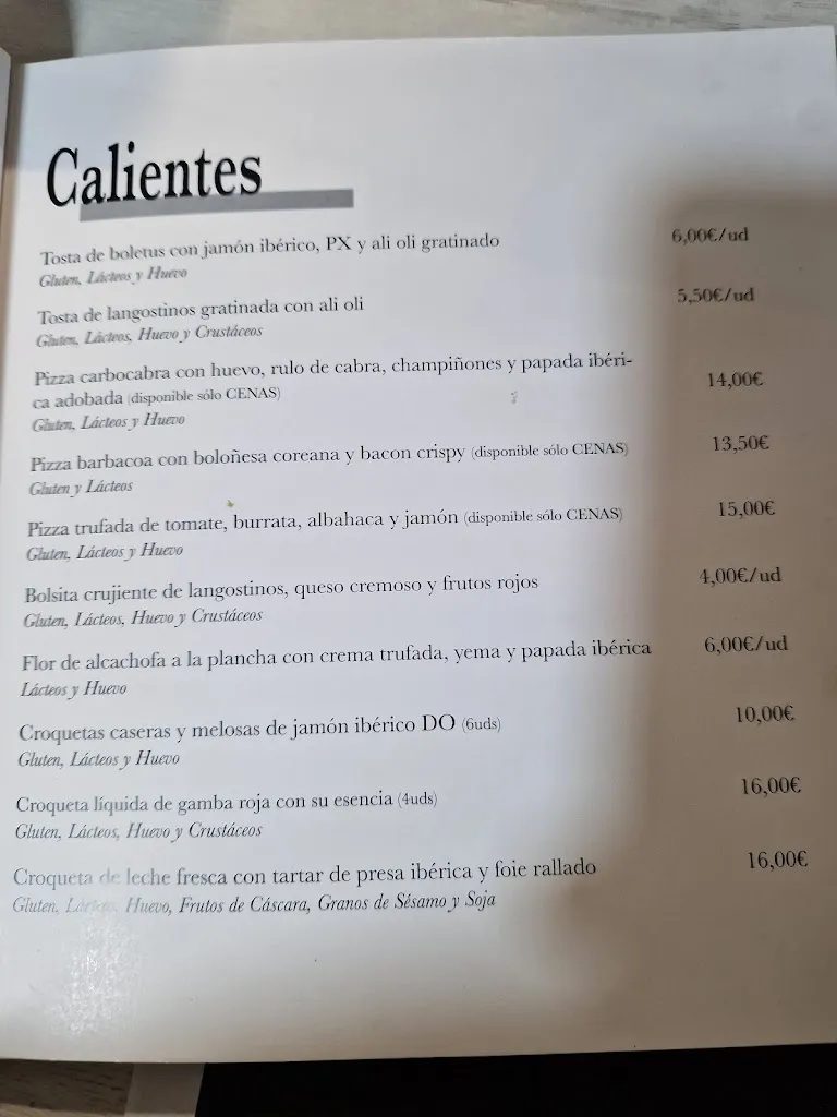 Menu_Restaurante Casa Claudio_Casar de Cáceres_image_2