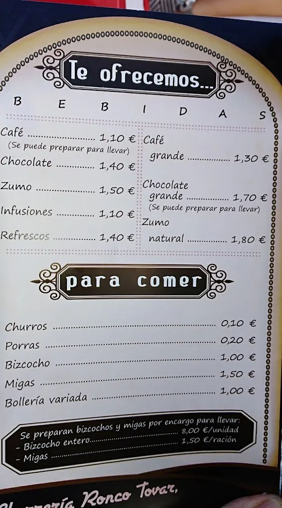 Menu_Churrería Ronco Tovar_Casar de Cáceres_image_2