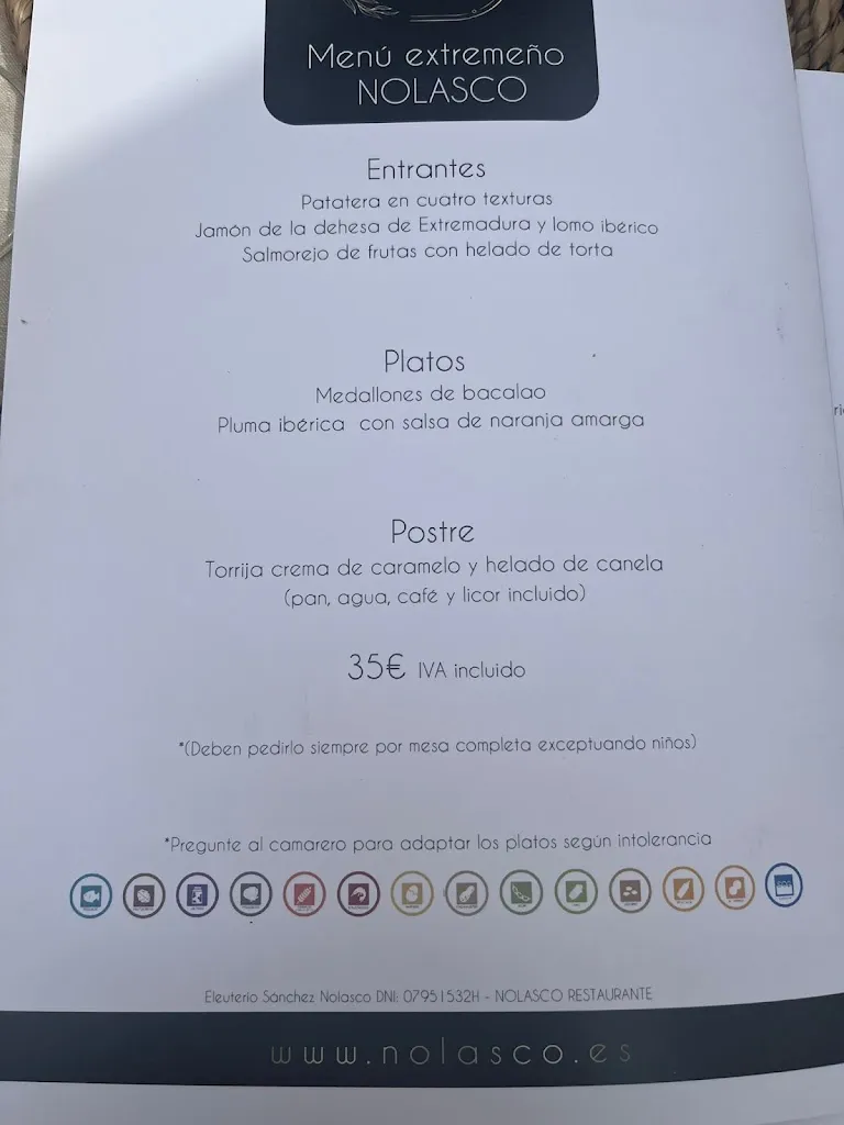 Menu_Nolasco | Restaurante en Cáceres_Cáceres_image_3
