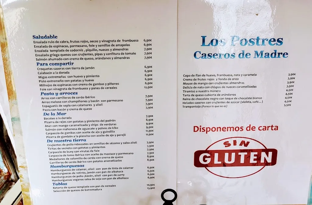 Menu_Tapería La Tía Tula_Cáceres_image_2