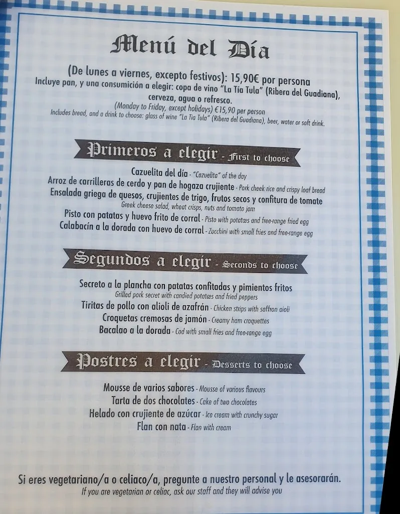 Menu_Tapería La Tía Tula_Cáceres_image_3