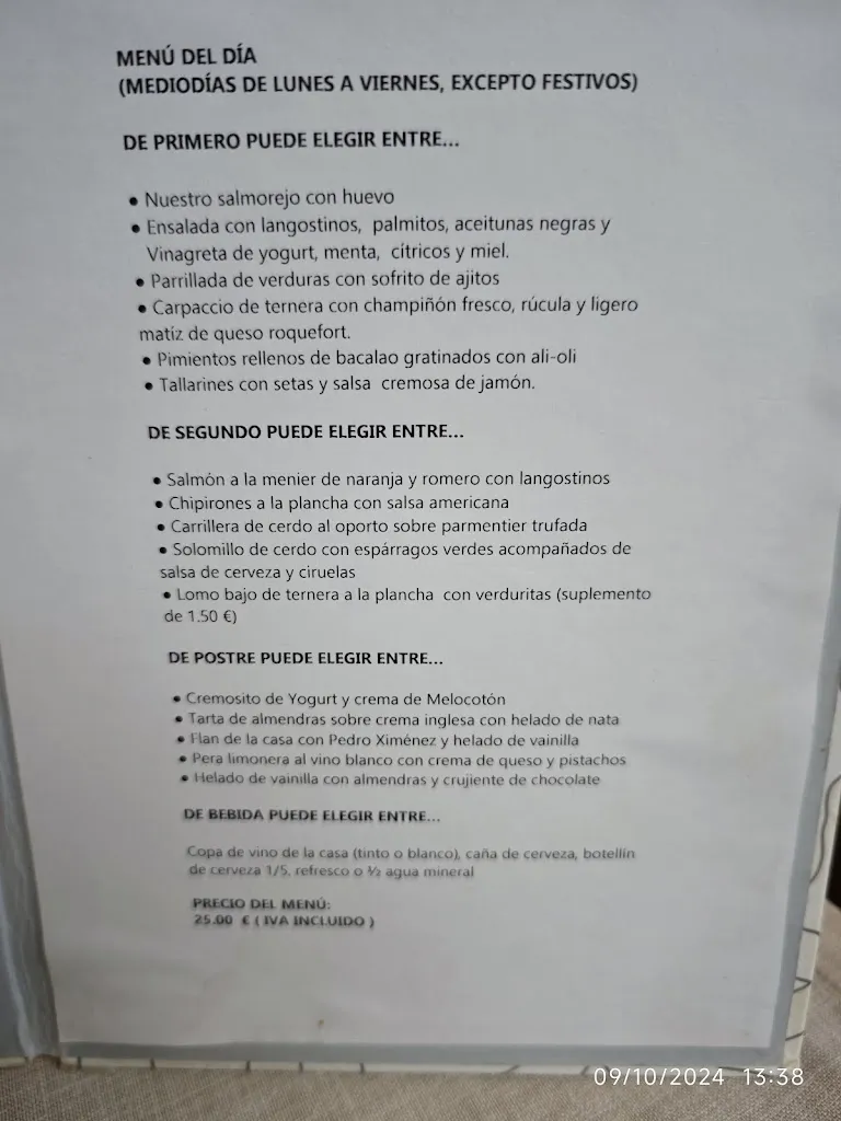 Menu_Restaurante Eustaquio Blanco_Cáceres_immagine_4