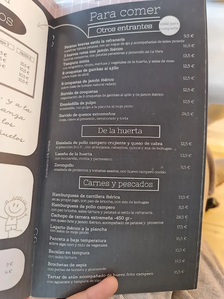 Menü_Restaurante La Refranería Gastro Café_Cáceres_Bild_1