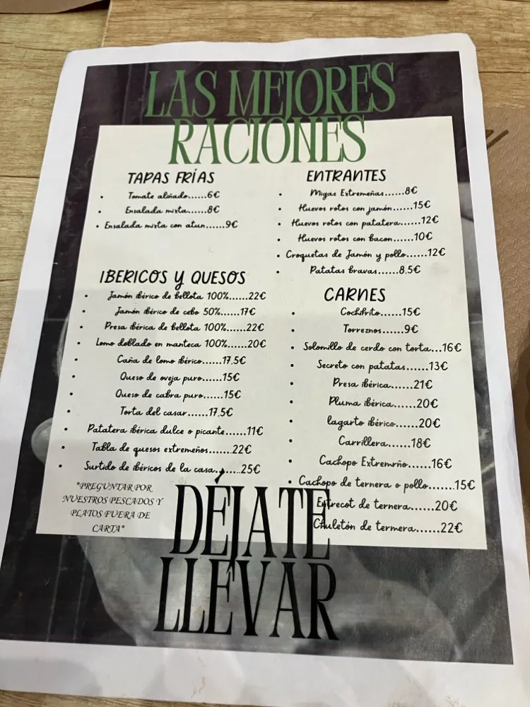 Menu_La Esencia Extremeña_Cáceres_immagine_4