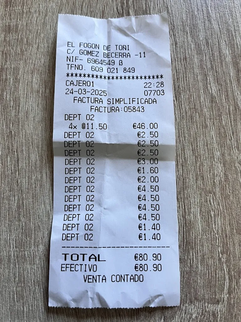 Emanuele Marchisio_Restaurante El Fogón de Toñi_Cáceres_review