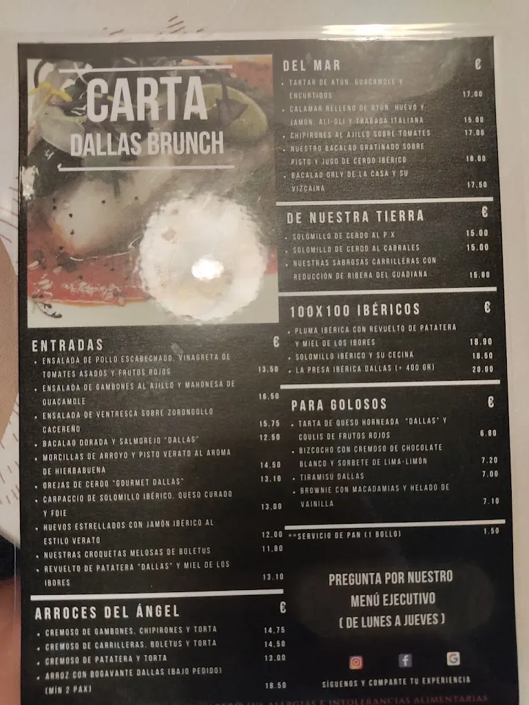 Menu_Dallas Brunch_Cáceres_image_4