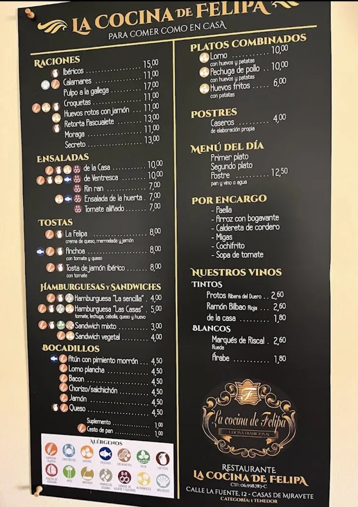 Menu_La Cocina de Felipa_Casas de Miravete_image_1