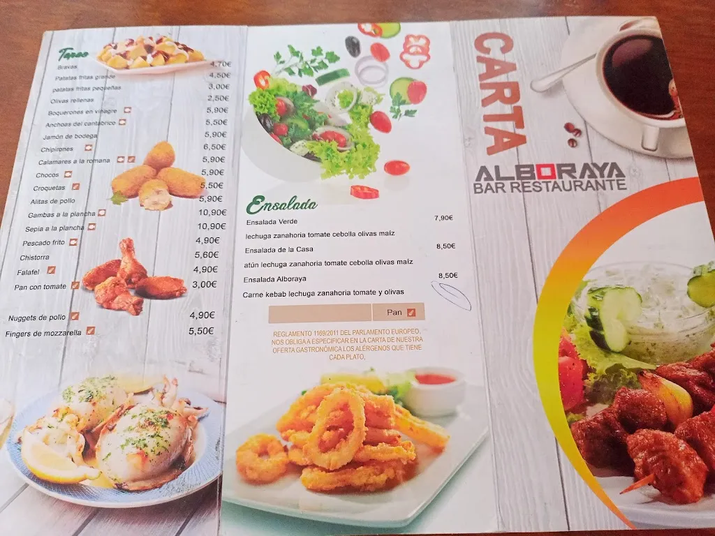 Menu_Bar Restaurante Alboraya_Alborea_image_1