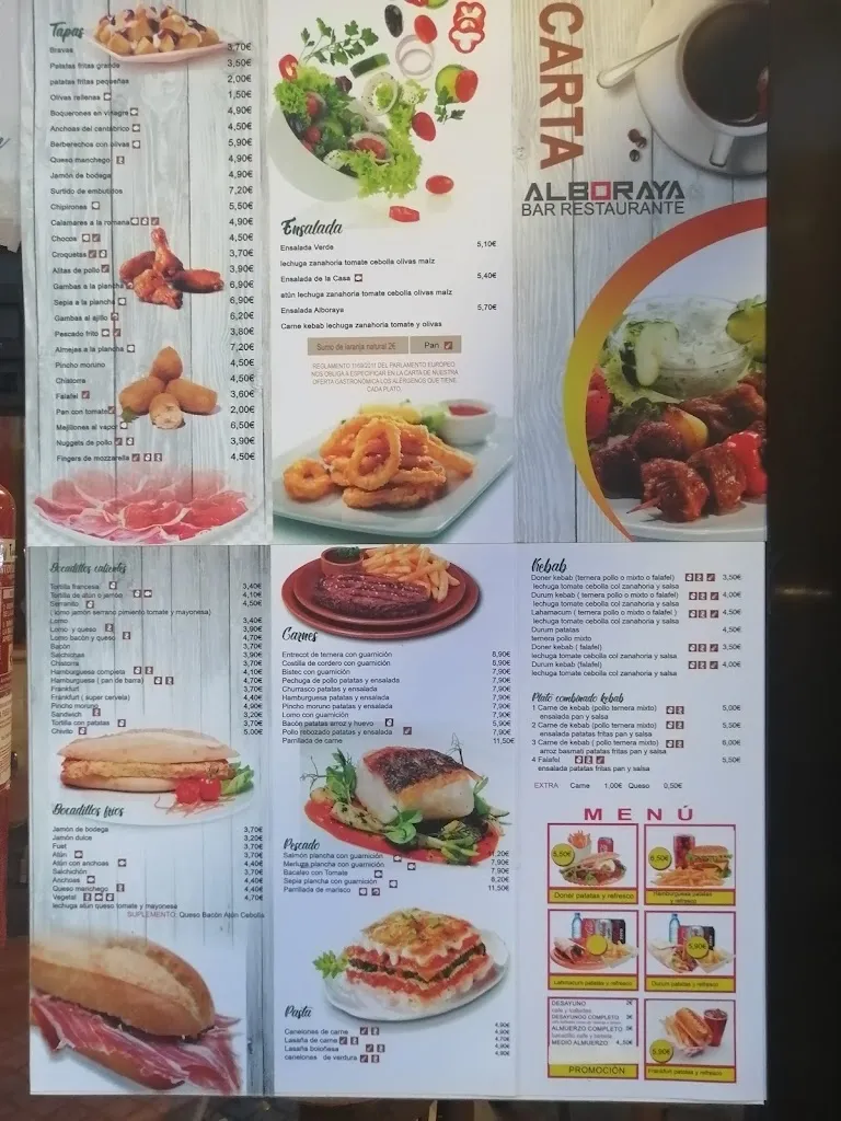 Menu_Bar Restaurante Alboraya_Alborea_image_2