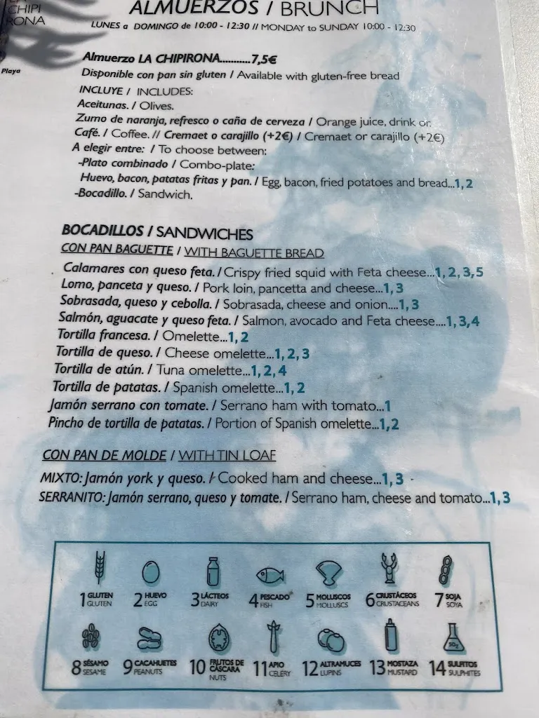 Menu_La Chipirona Playa_Alborea_image_3
