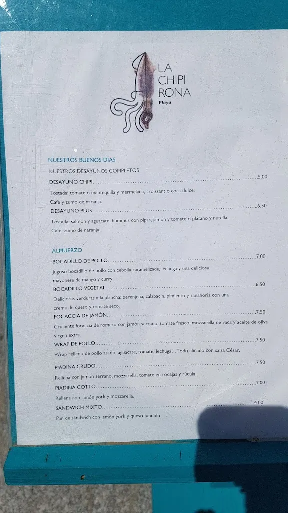 Menu_La Chipirona Playa_Alborea_image_4